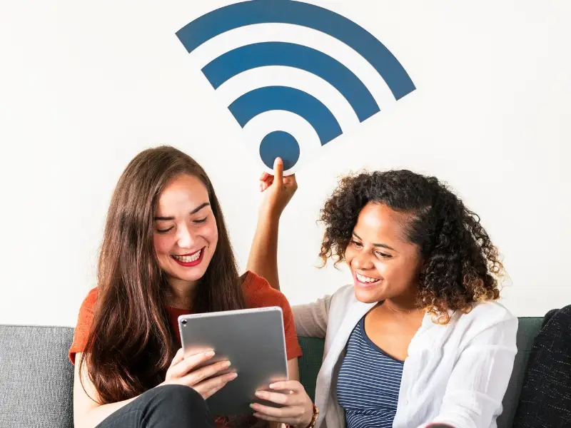 Roteador Wi-Fi e conexão sem fio