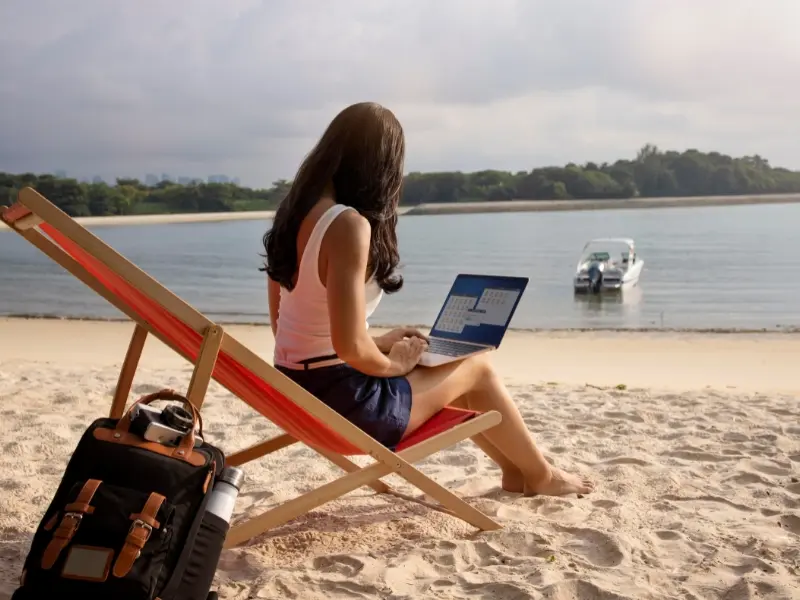 Ilustração principal do artigo: Tecnologia e Turismo: Como a Inovação Está Transformando a Forma de Viajar
