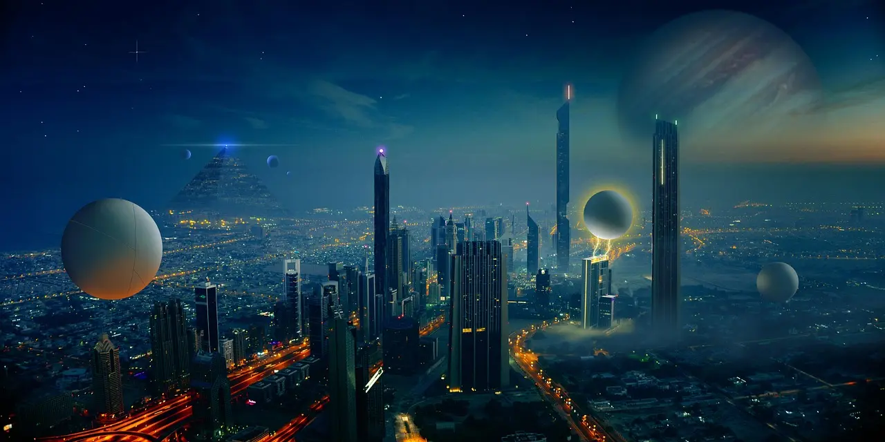 Ilustração principal do artigo: Universo Sci-Fi: O Futuro na Tela Que Nos Prepara para 2025/2026
