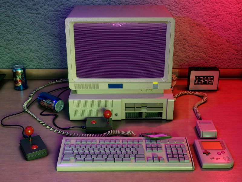 A origem do mouse e do teclado