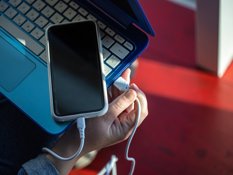 conectando o celular ao computador